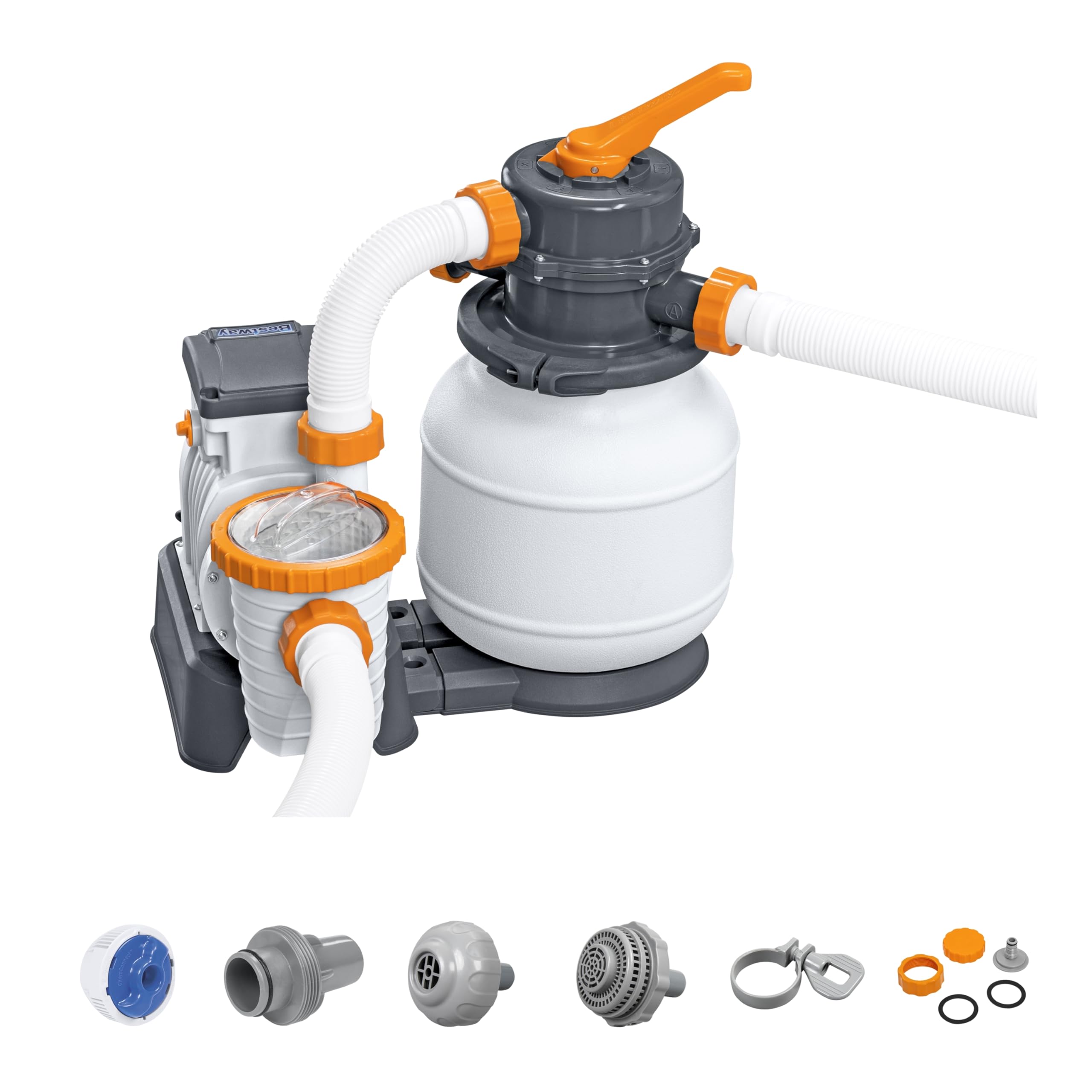 BESTWAY Depuradora de Arena Flowclear de 5.678 L/h 48x42x52,8 cm Blanco