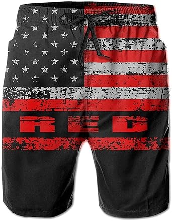 Thin red line swim trunks Clearance