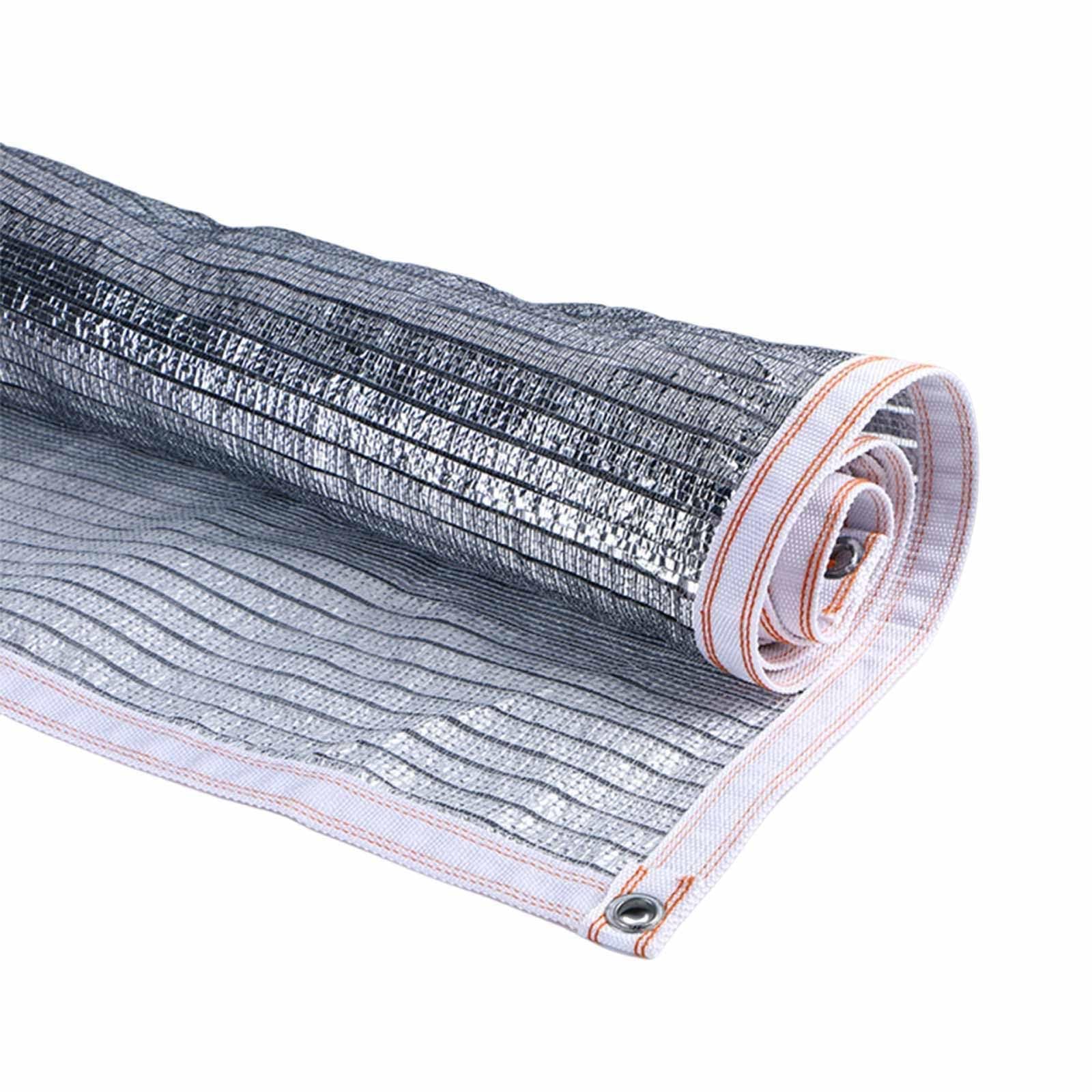 Voile d'ombrage aluminium pour terrasse voiture et filet serre 3x3m