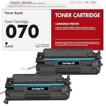 Amazon.co.jp: 070トナーカートリッジ ブラック 2個パック Canon