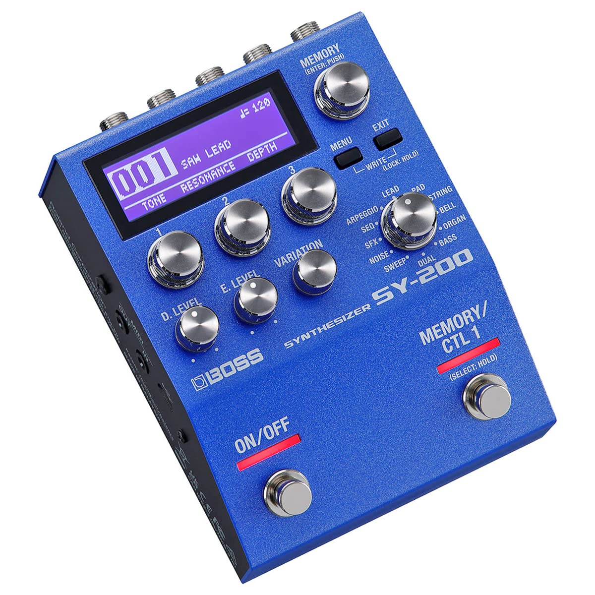 Boss SY-200 Synthesizer Effektgerät für Gitarre und Bass + keepdrum Netzteil 9v