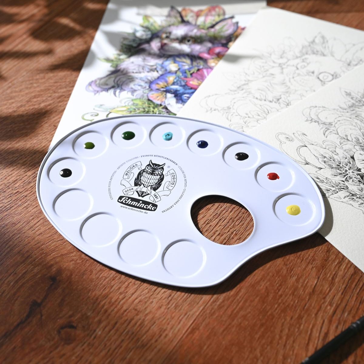 Amazon | Schmincke シュミンケ ホラダム透明水彩絵具ドットパレット