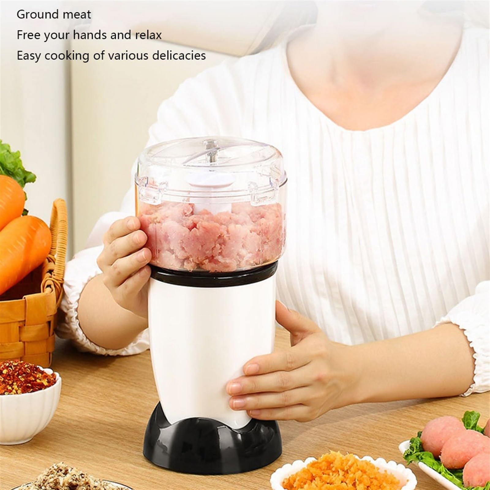 Licuadora De Batidos Smoothie Maker Procesador De Alimentos Triturador Hielo Picadora Con Cuchillas De Acero Inoxidable Licuadora De Alta Velocidad Para Triturar Hielo Smoothies Batidos De Proteínas (