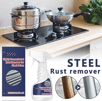 Rust Remover Spray,Instant Rust Eraser,Ultra-Strong Metal Revival Spray (1PCS)