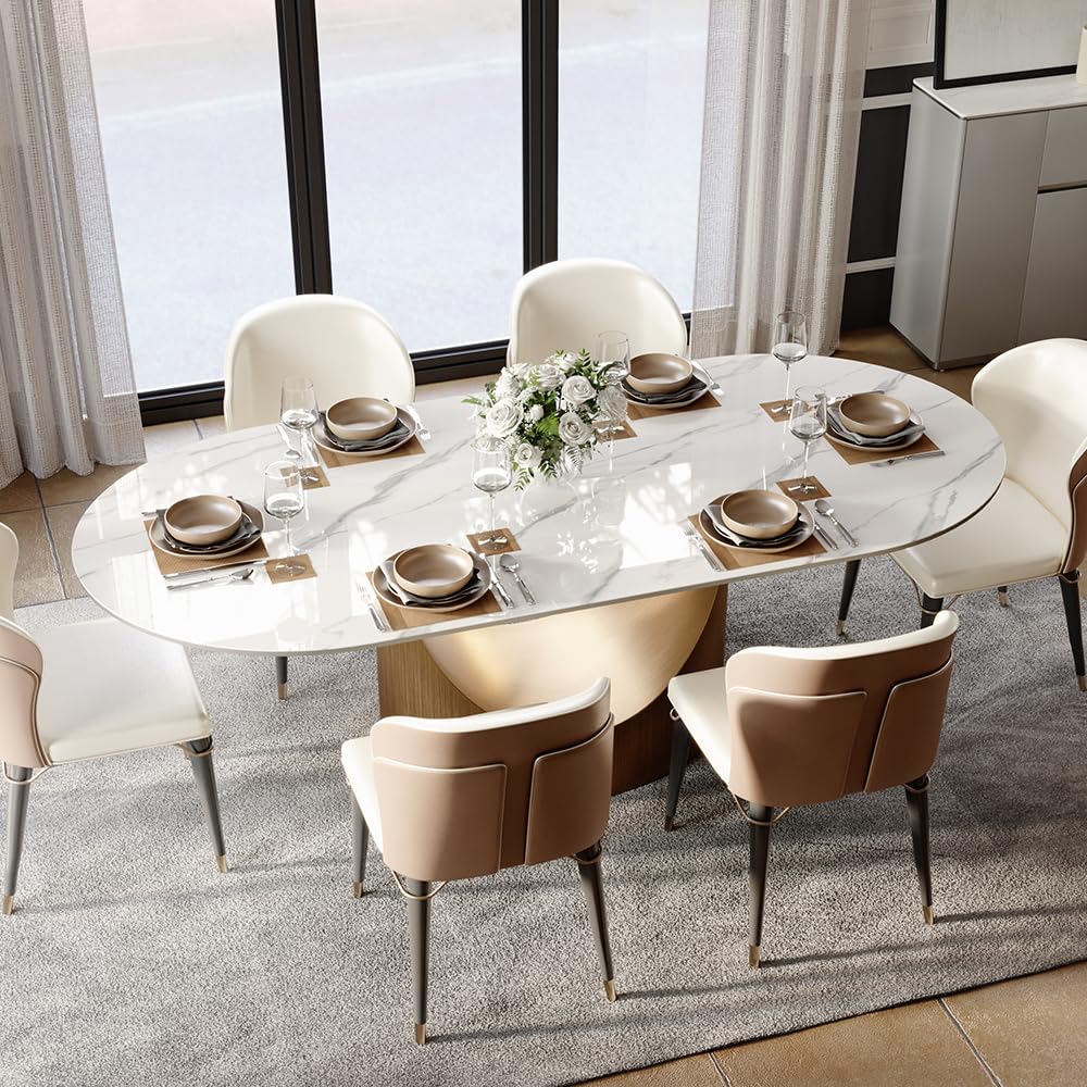 Amazon.com - POVISON Modern Dining Table,79