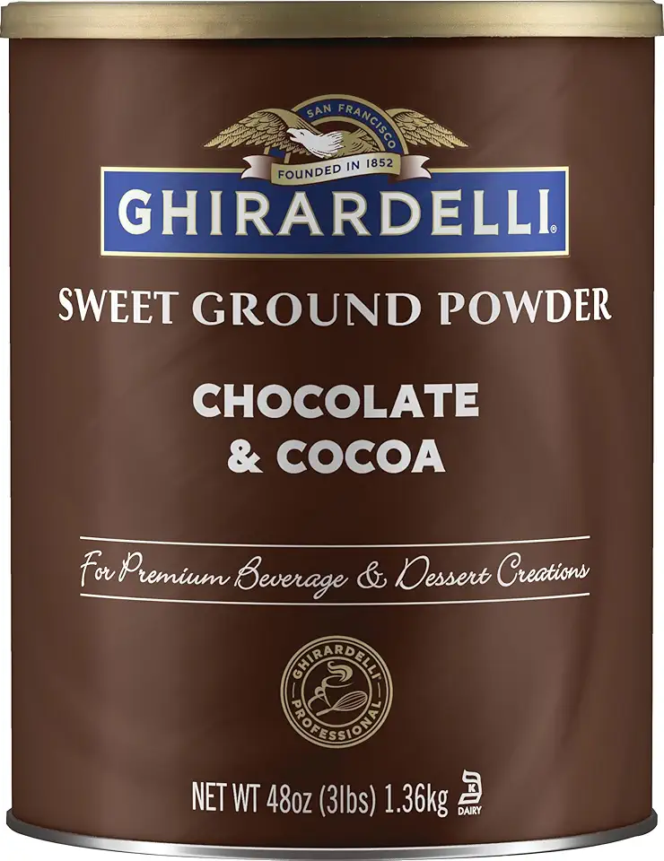 Ghirardelli Sweet Ground Chocolate and Cocoa | 3 lb. | Baking &amp; Desserts