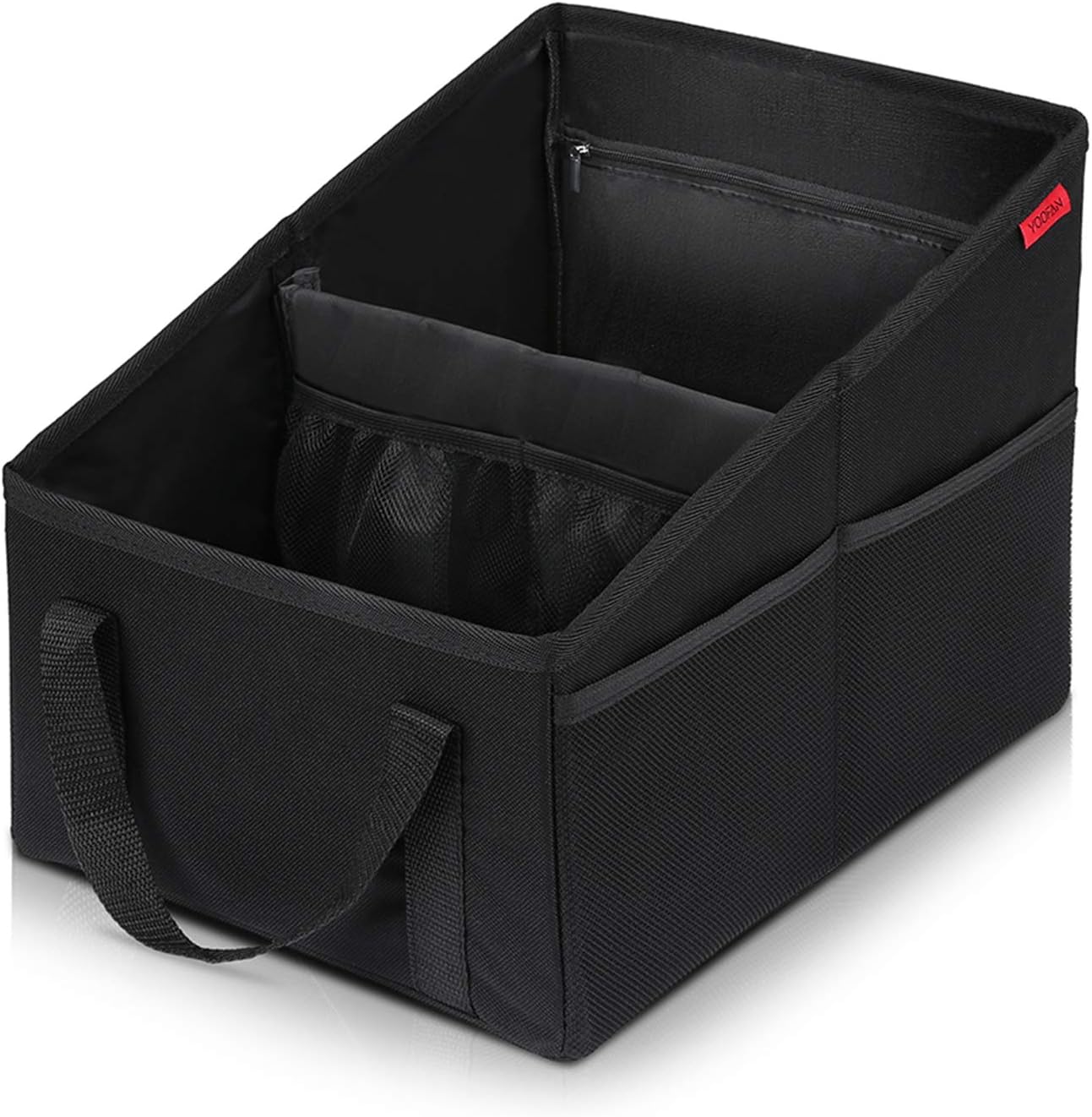 YOOFAN Car Seat Organizer for Front and Rear Seat with Cup Holder, Seat Belt Attachment and Storage Space for Toys, Books, Cookies and Other Utensils