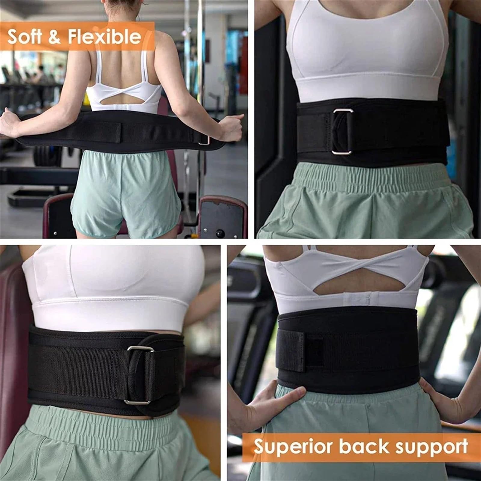 Cinturon Lumbar Gimnasio 1 cinturón de levantamiento de pesas for fitness for hombres y mujeres, cinturones de gimnasio for levantamiento de pesas, levantamiento de potencia, entrenamiento de fuerza,