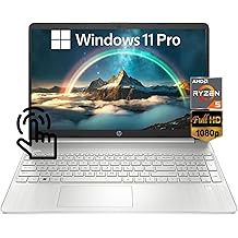 HP Essential Business Laptop, 15.6" FHD Touchscreen, AMD Ryzen 5 5500U 6-core Processor Up to 4.0GHz, SD Card Reader, USB-C, w P500 SSD, Windows 11 Pro 32GB RAM | 1TB PCIe SSD