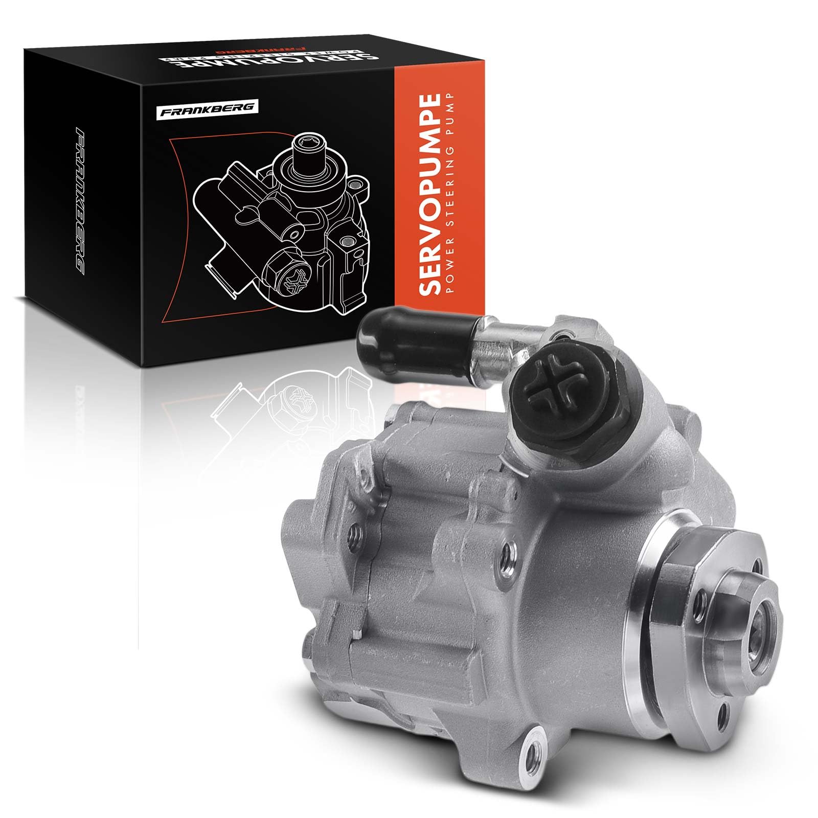 Frankberg Servopumpe Hydraulikpumpe Lenkung Kompatibel mit A3 8L1 1.9L 1996-1998 Golf IV 1J1 1J5 1E7 1.4L-2.8L 1997-2006 O.c.t.a.v.i.a I 1U2 1U5 1.9L 1996-1998 Replace# 953A674CA