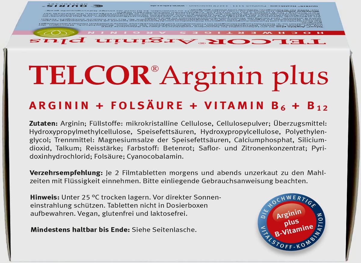 240 vegane Filmtabletten, bei leichtem Bluthochdruck und im Frühstadium von Arteriosklerose, mit Vitamin B6, B12 und Folsäure ergänzt, Qualität Made in Germany…
