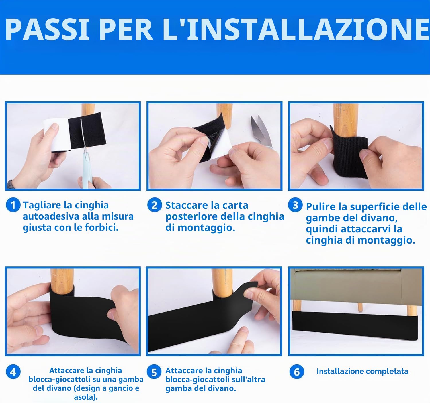 Blocchi giocattolo da 10 m per sotto il divano, regolabile sotto il divano letto | Paracolpi per evitare che le cose scivolino sotto il divano e i mobili