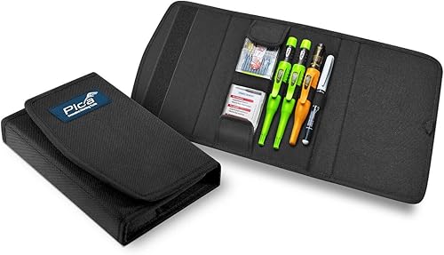 Pica 55010 - Juego de rotuladores para carpinteros, lápices de carpintero - para madera, metal, cerámica, vidrio, etc. - con bolsa
