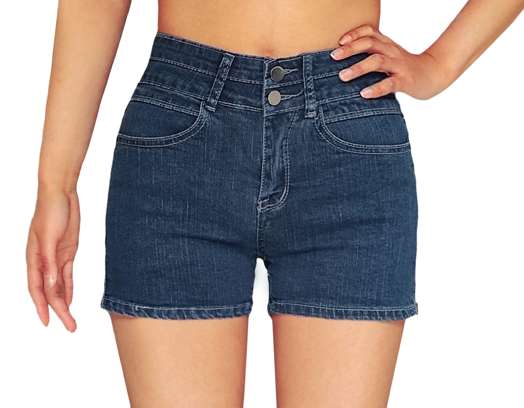 Phoenising Womens Plus Size Denim Shorts Curvy Girl Summer Hot