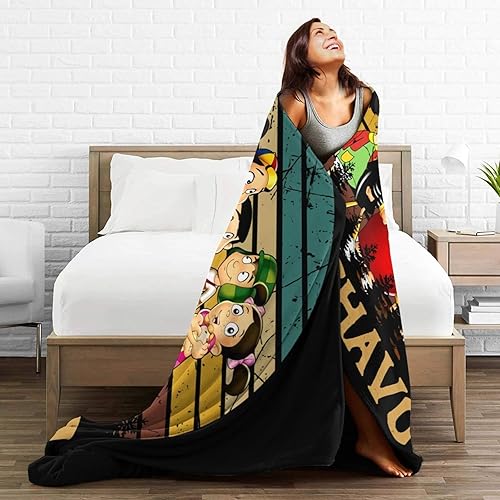 Miniatura 5 de Manta El Chavo Anime Del Ocho manta de franela para sofá, dormitorio, decoración del hogar, 50 x 40 pulgadas