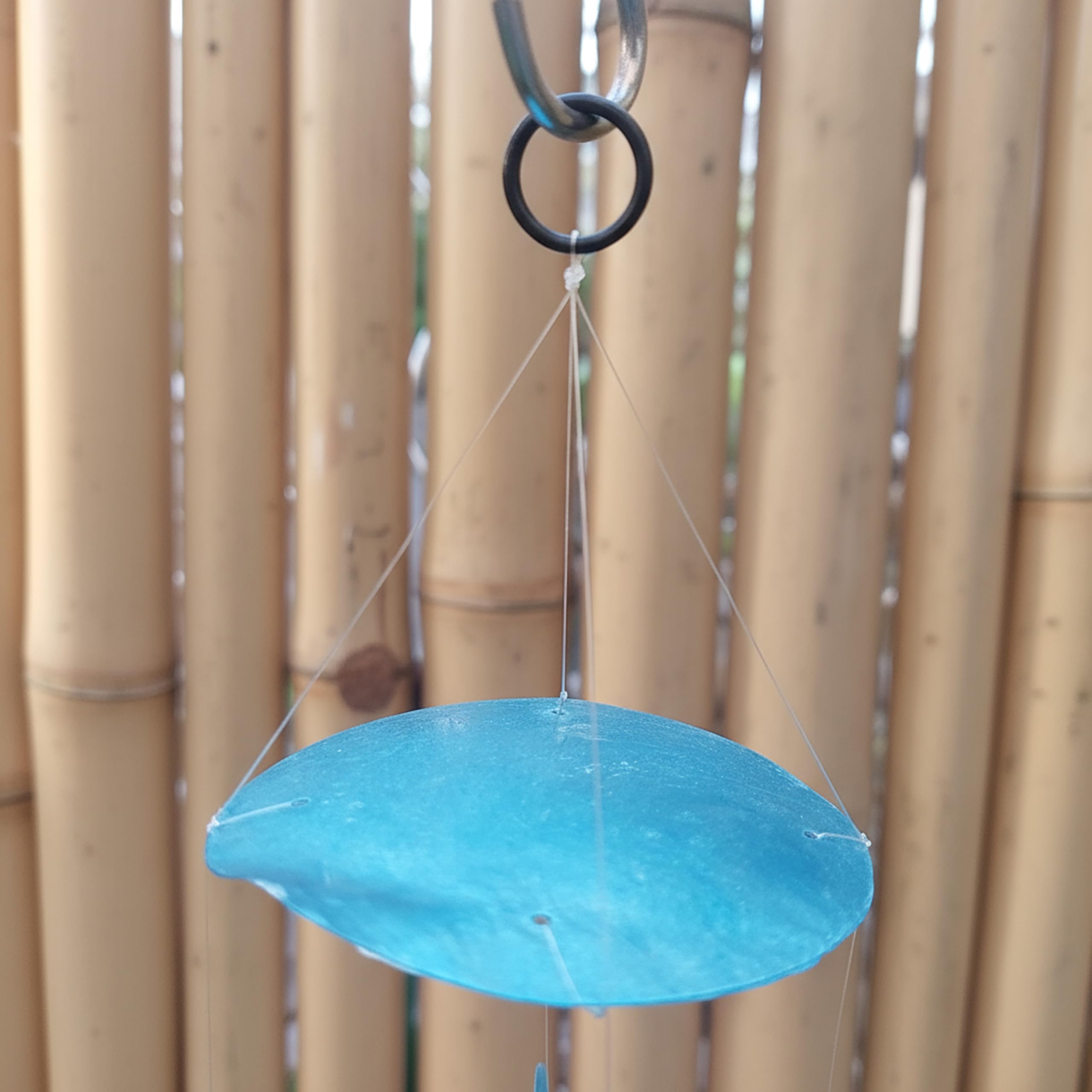 Blauw hart hangdecoratie (30cm