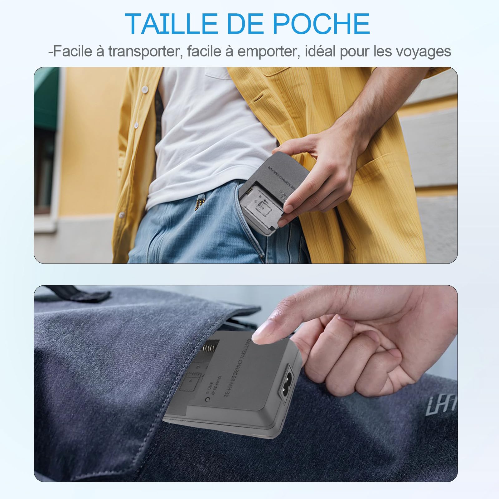 MH-32 Chargeur de Batterie Compatible avec Nikon EN-EL25 EN-EL25a Batterie Z50 Z50II ZFC Z30 Appareil Photo & 120cm AC Power Cord