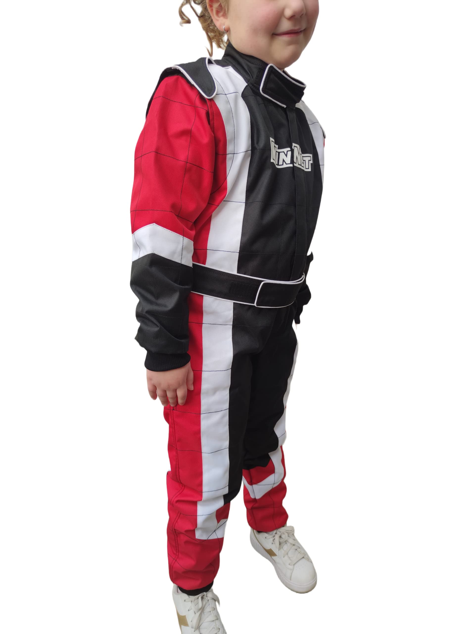 WinNet Tuta Go Kart per bambino mini motocross bmx quad off road per bambino o bambina karting
