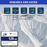 Dogfish Compact Flash Memory Card 128MB 2PACK Industrial CF Type I Card FAT16 for Industrial Equipment and Vintage Digital Cameras