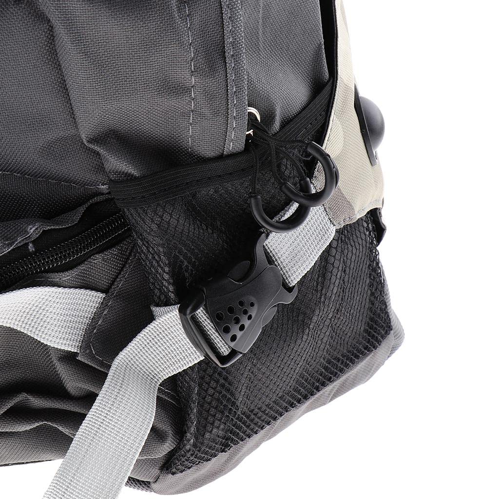 Perfk Bolsa para Patines de Ruedas, Mochila Multibolsillos Camuflaje