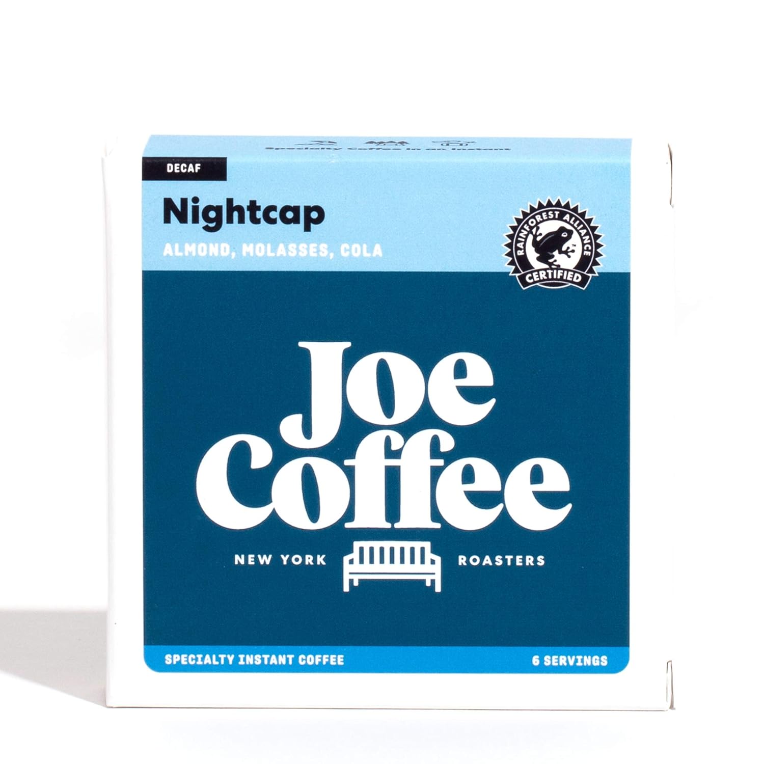 JOE COFFEE COMPANY - Specialty Instant Coffee Bundle - The Daily, La Familia Guarnizo & Nightcap Decaf (18 x 5g Sachets) | NYC Roaster, Kosher, Climate-Friendly