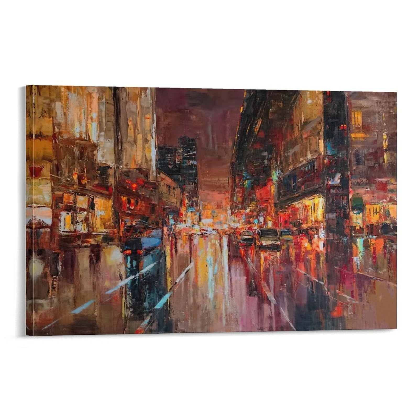 Paul Kenton Famous Painter City Landscape Abstract Art Poster Canvas Wall Art Posters For Room Aesthetic And Decor Canvas Painting Posters And Prints Wall Art for Living Room Bedroom Decor 24x36inch(