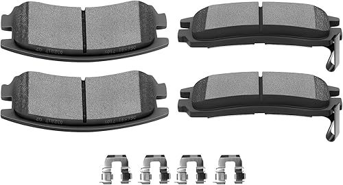 SCITOO D698 Pastillas de freno de cerámica traseras para Buick Allure, Century, LaCrosse, Regal, Rendezvous, para Chevy Impala, Venture, para