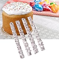 Vista 6 de Molde de fondant, molde de fondant para tartas, lindo cortador de galletas, molde de plástico, hojas de flores, caramelo y chocolate