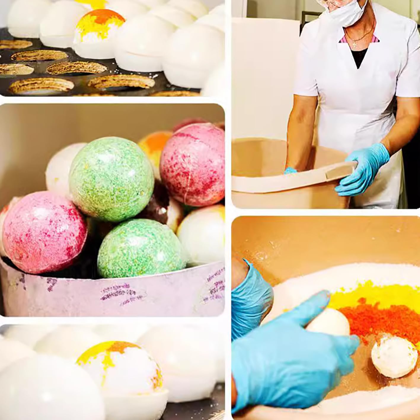 Fumgranth Bath Bombs for Women Spa Gift Set with Rose Milk Essential Oils Sea Salt Moisturizing Relaxing Birthday Gift for Her Bubble Bath Skincare Relaxation Aromatherapy Gifts Time Essentials