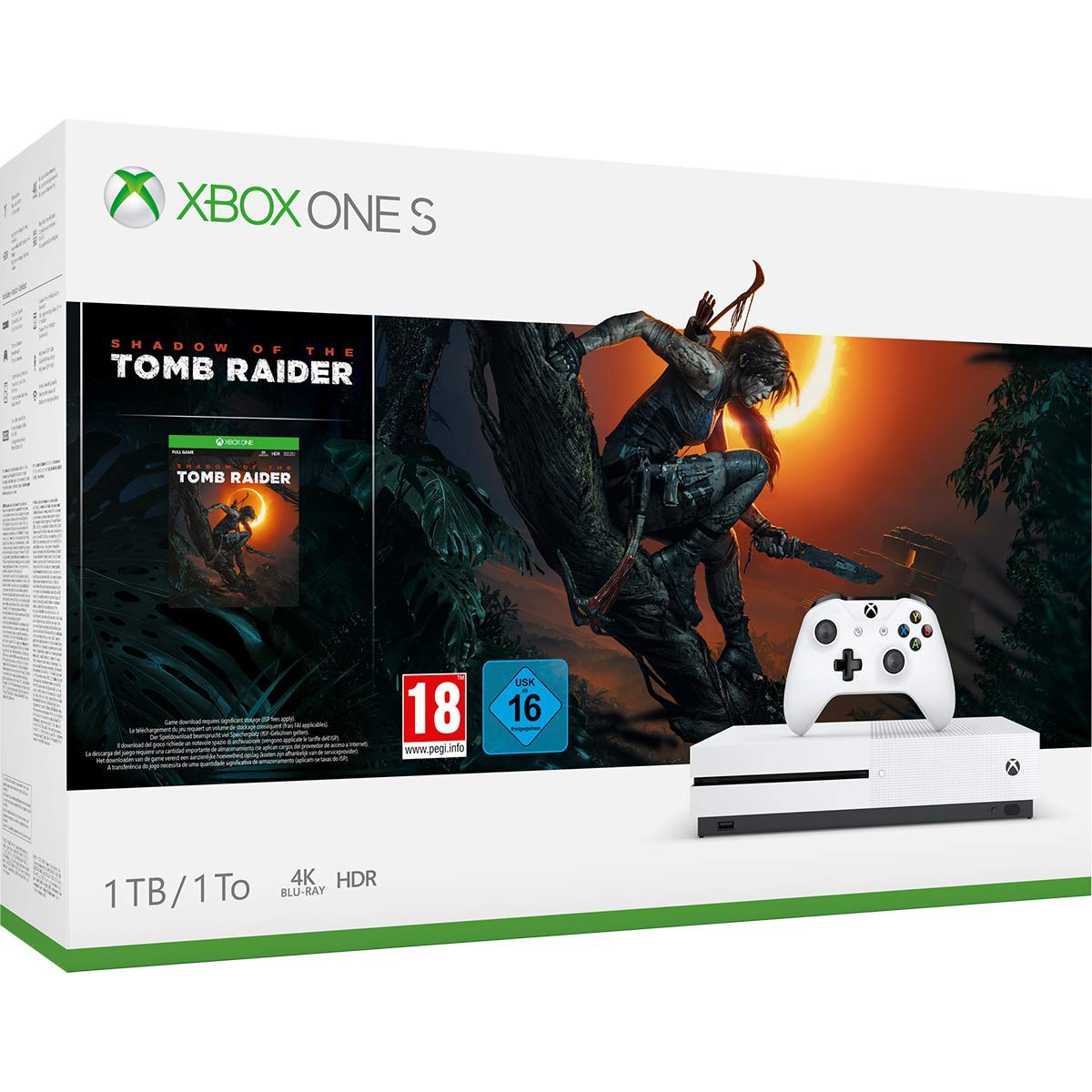 Console Xbox ONE S 1TB White/Game S.O