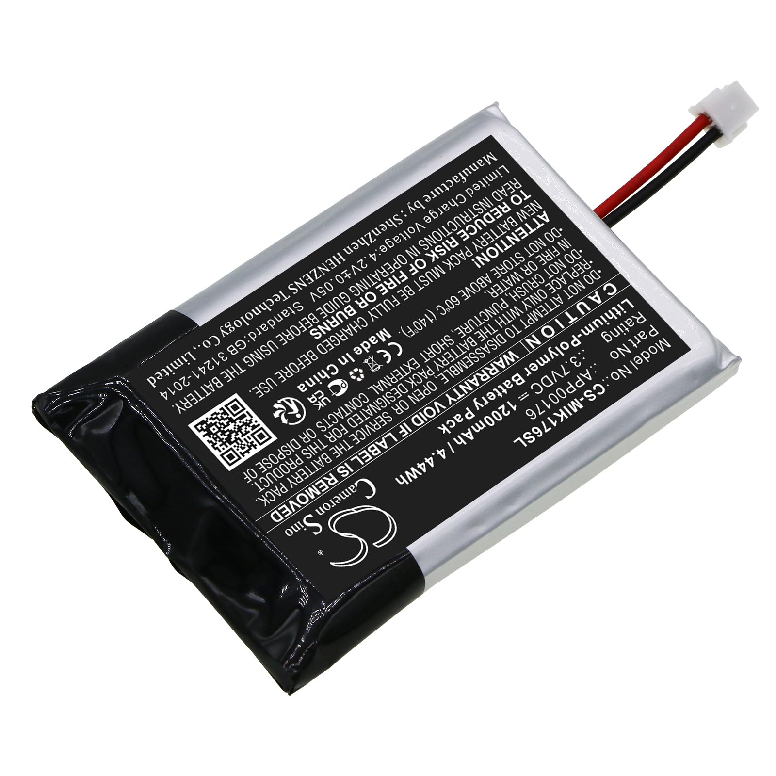 XSPLENDOR 1200mAh Replacement Battery for MINN KOTA iPilot Link Remote BT PN APP00176