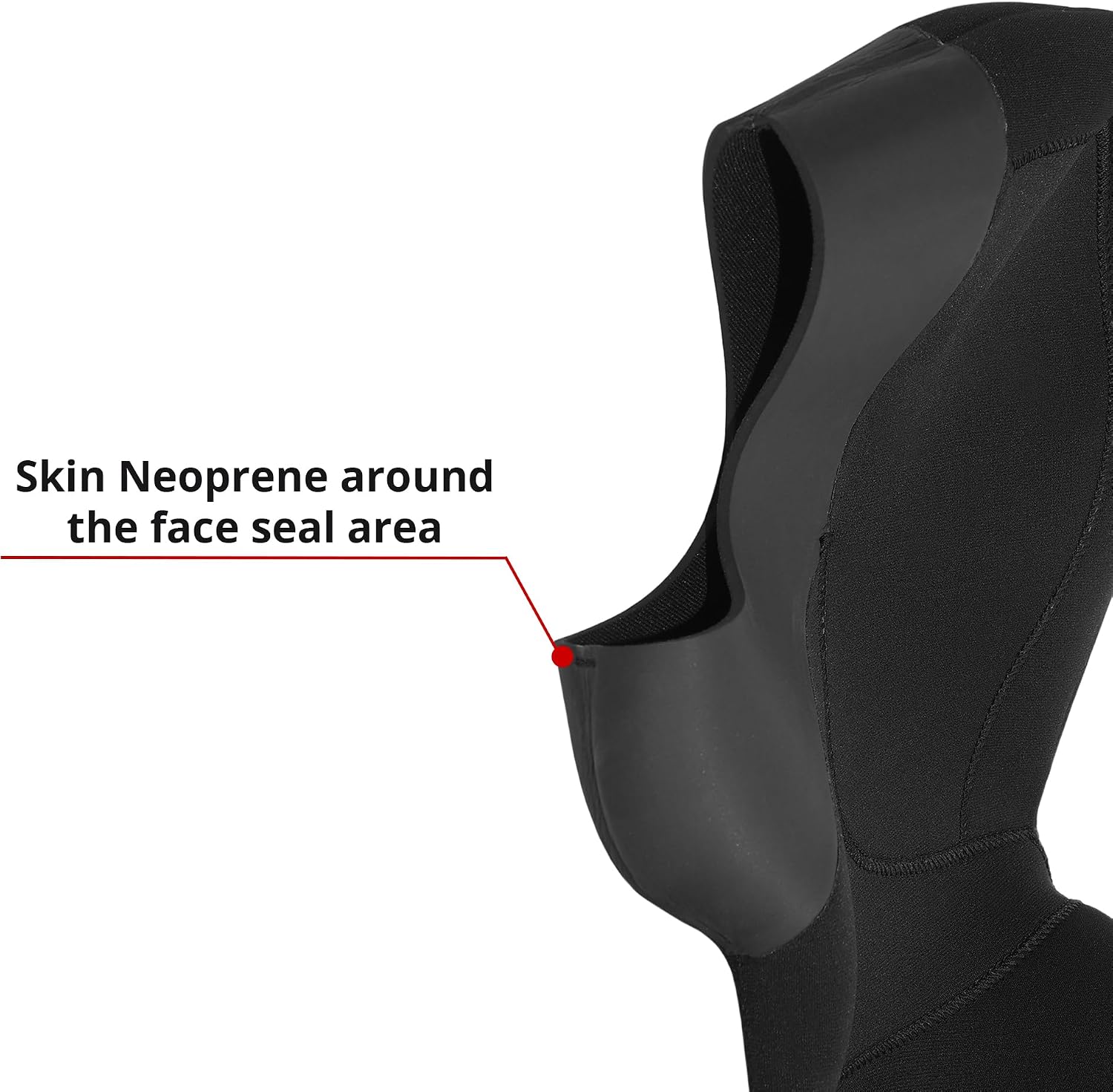 3mm Neoprene Diving Hood for Men and Women - Warmth Protection for Scuba, Technical Diving, Spearfishing, Underwater Activities