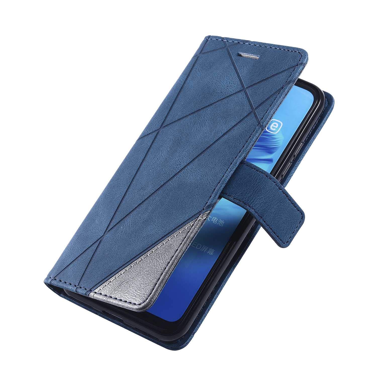 Cover for Xiaomi Mi A3, Flip PU Leather Case Cover Wallet Case for Xiaomi Mi A3, [Kickstand] [Card Slot], Blue - 4