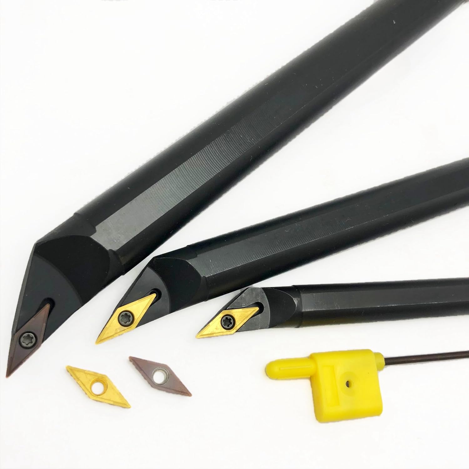 1pcs S10K SVJCR11 S12M SVJCR11 S16Q SVJCR11 S20R SVJCR11 Indexable Lathe Turning Tools Boring Bars + 10pcs VCMT110304 Carbide Inserts(S12M SVJCR11)