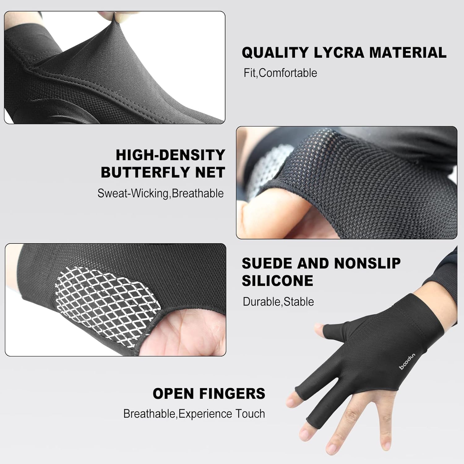 "YFY Billiards Glove Black XL" - Image 5