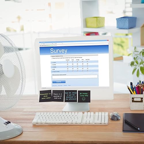 Miniatura 5 de Notas adhesivas negras (paquete de 16) de 3 x 3 pulgadas y bolígrafos de gel para papel negro (12 bolígrafos) papel negro y bolígrafos de colores