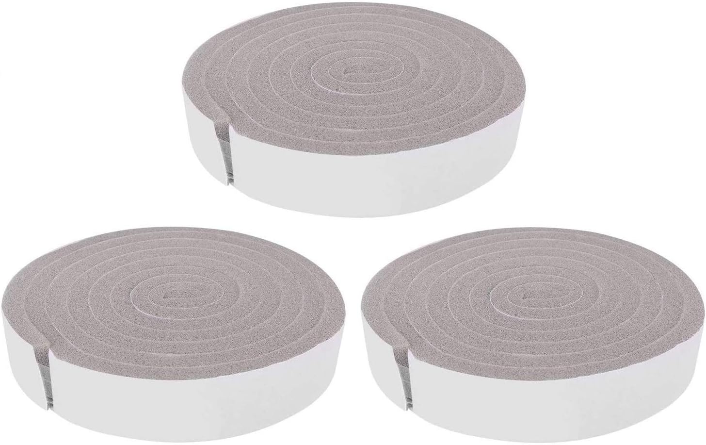AIWANTO Door Window Sealing Strip Wood Door Seam Soundproof Window Windproof Self-sticking Strip (3Packs)