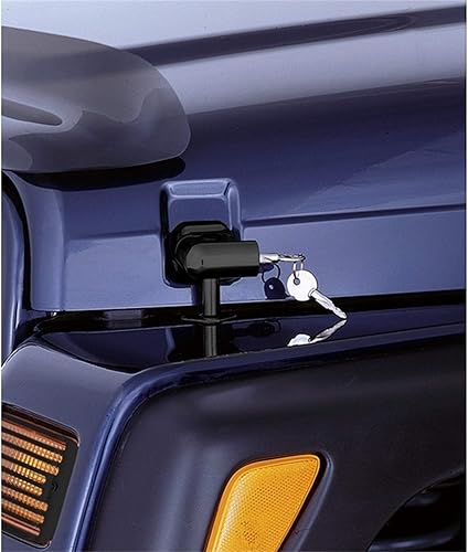 Rugged Ridge Kit de capó, bloqueo 11210.10 Compatible con Jeep Wrangler TJ 1997-2006, negro