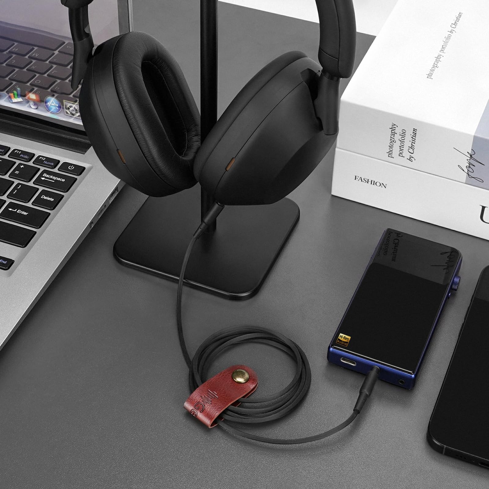 Kabel audio Geekria kompatybilny z Sony Inzone H9 II, WH-1000XM6/1000XM5/1000XM4, WH-XB910N/XB900N, WH-CH720N, 3,5 mm zamienny kabel stereo (4 ft/1,2 m)