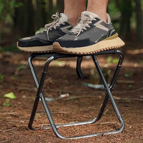 Miniatura 7 de Folding Camping Stool Portable Seats Little Fishing Chair Foldable Camp Stool for Camping Fishing Hikings Gardenings