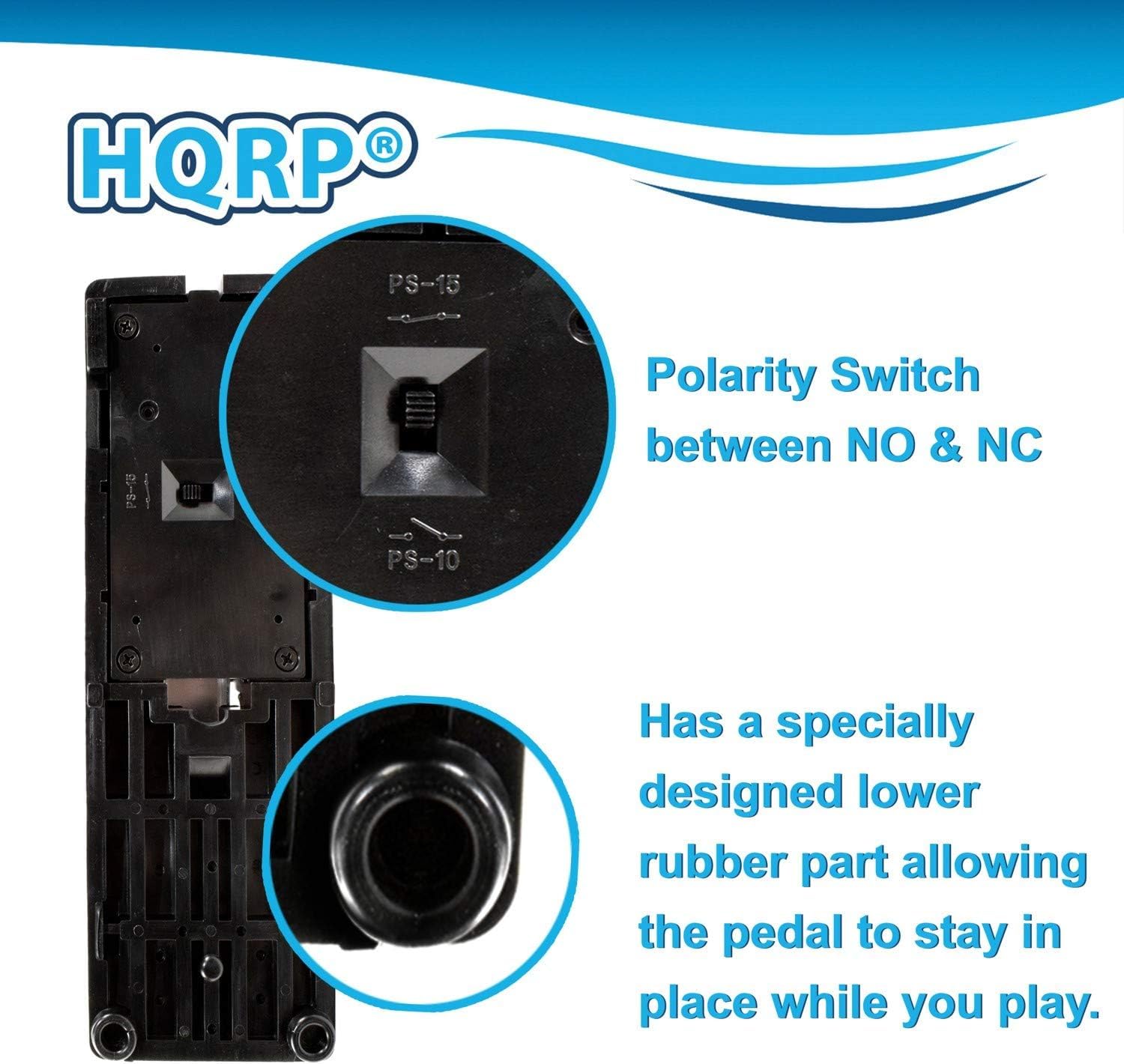 Pedale Sustain Proel GF29 Per Musicisti - Con Inversione Polarit&agrave;, Cavo Jack 6.3mm, Nero/Rosso