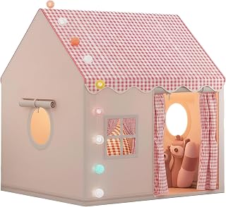 Spielzelt für Mädchen mit LED-Lichterkette
