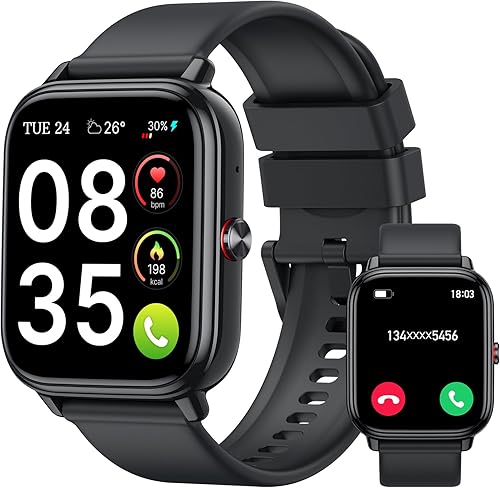 Smart Watch for Men Women (Answer/Make Calls),1.83" HD Touchscreen Fitness Track