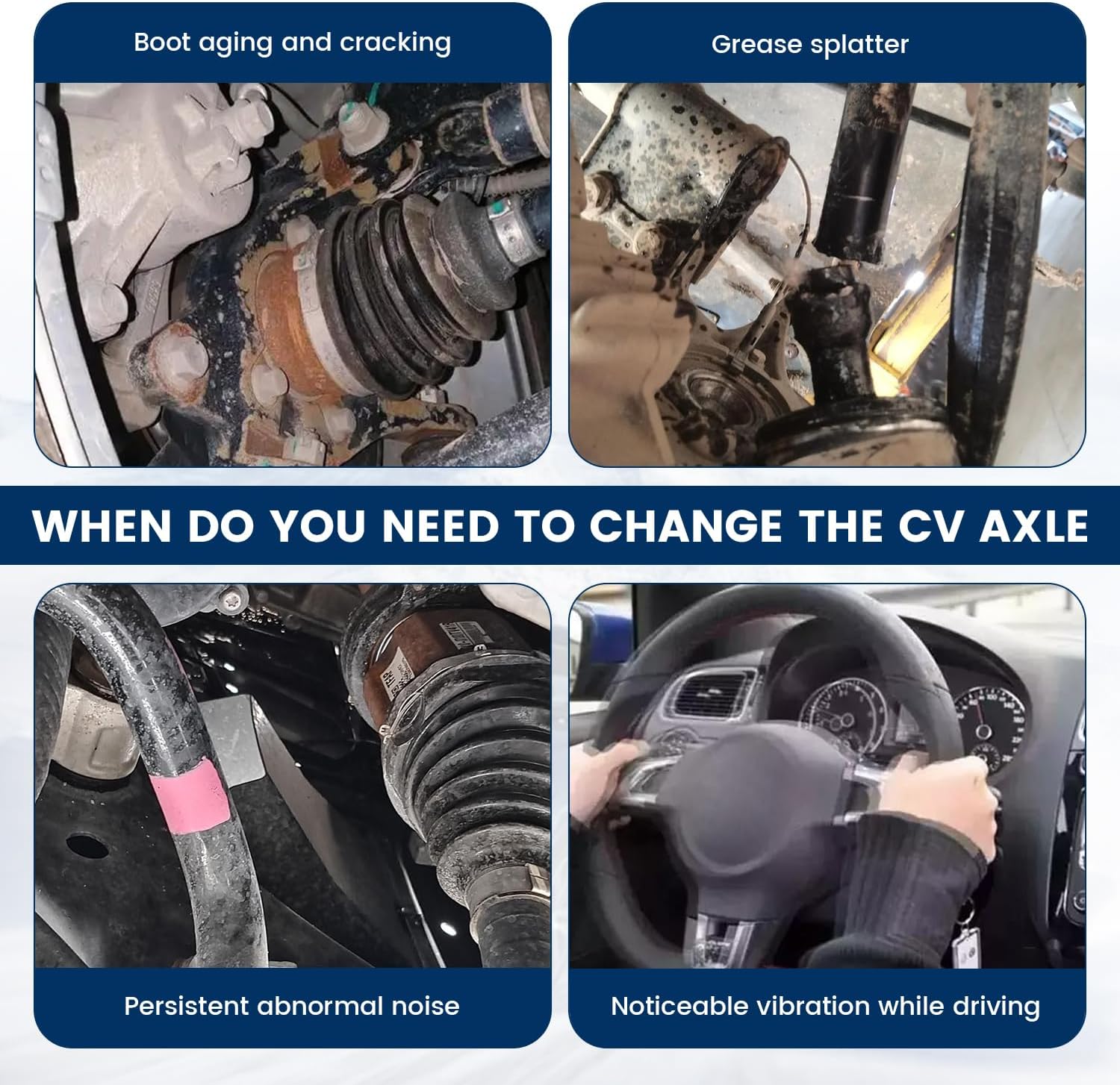 2PCS Front CV Axle Shaft Left & Right Fit for Dodge Ram 1500 2006 2007 2008 2009 2010 Ram 1500 2011 4WD, Pair CV Joint Driveshaft Assembly Front Drive Passenger Side Replace# 60-3404 663404 5072389AA