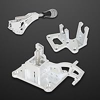 Vista 7 de WFLNHB Cables de cambio Trans Soporte Reemplazo de palanca de cambios para Civic K20 K24 RSX K Swap Eg Ek Ef K Series