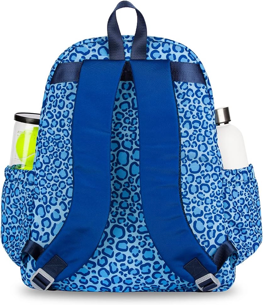 Ame & Lulu Game on Tennis Backpack (Blue Leopard) : Sports & Outdoors