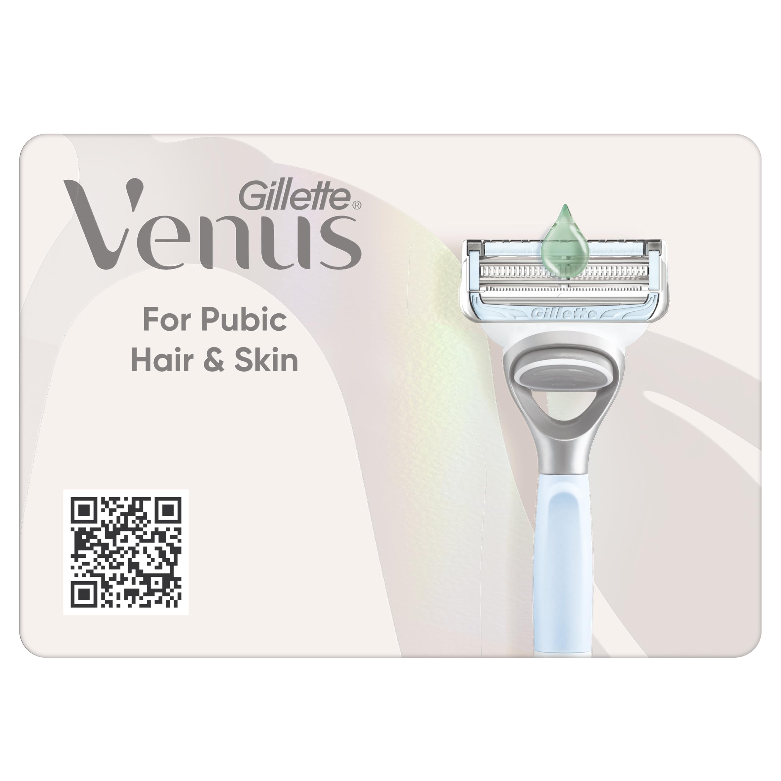Gillette Venus Ostrza do golenia dla kobiet, 10 oryginalnych ostrzy zamiennych do okolic intymnych – kompatybilne z golarką intymną | Wymienne ostrza dla kobiet, pasek nawilżający z aloesem, pomaga chronić skórę łonową przed podrażnieniem