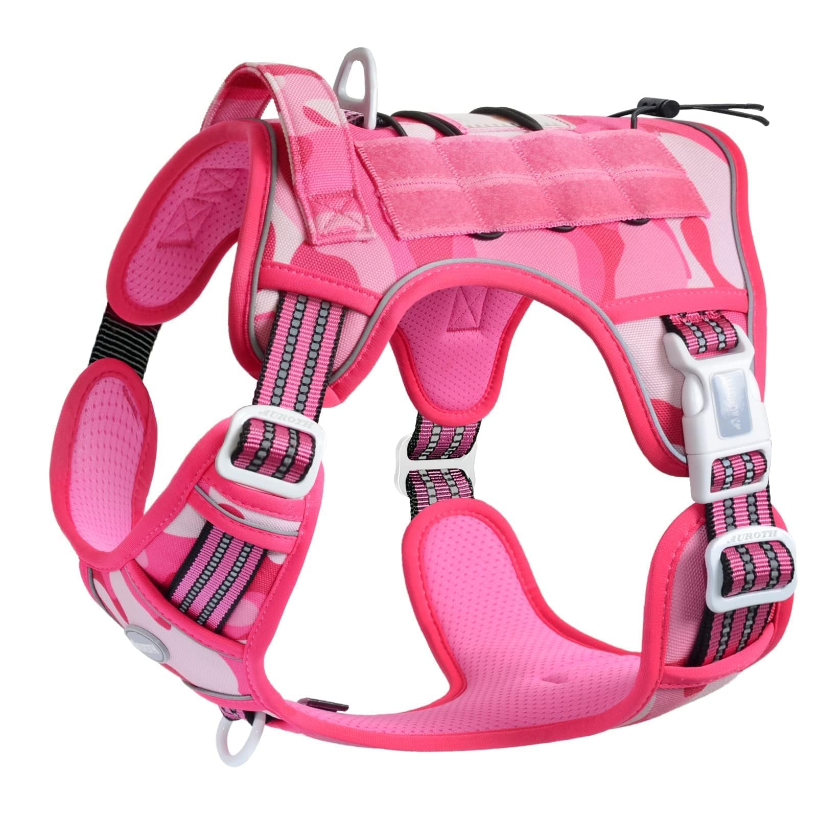 AUROTH Dog Harness for Small Medium Dogs, Tactical No Pull Dog Vest