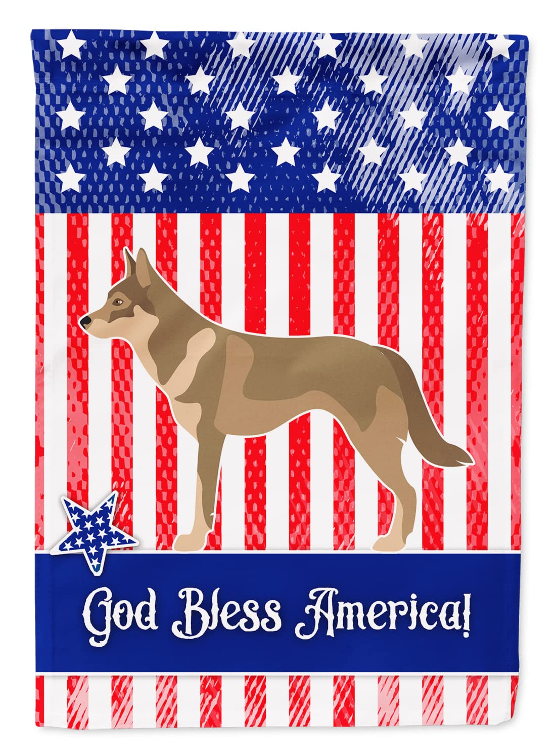 Drapeau Chien Loup Tchécoslovaque taille S décoratif multicolore extérieur