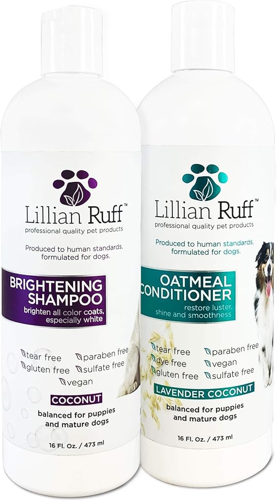 Lillian Ruff Brightening Shampoo & Oatmeal Conditioner Set